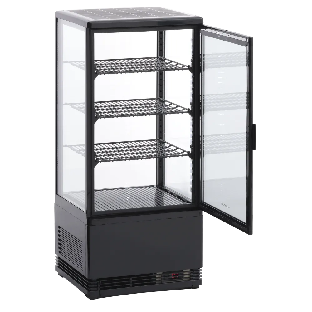 SCANDOMESTIC RT 82 BE Black Refrigerated Display Case