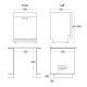 SCANDOMESTIC DWI1442WC Fully Integrated Dishwasher