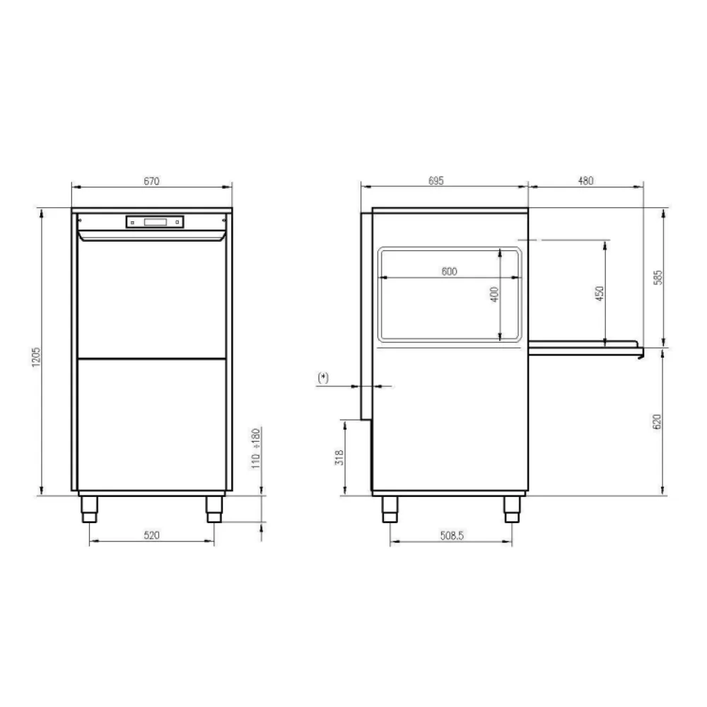 KASTEL GN Pan Washer for Professional Kitchens