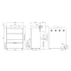 KASTEL Pot and Pan Washer for Professional Kitchens, 1260x815 mm