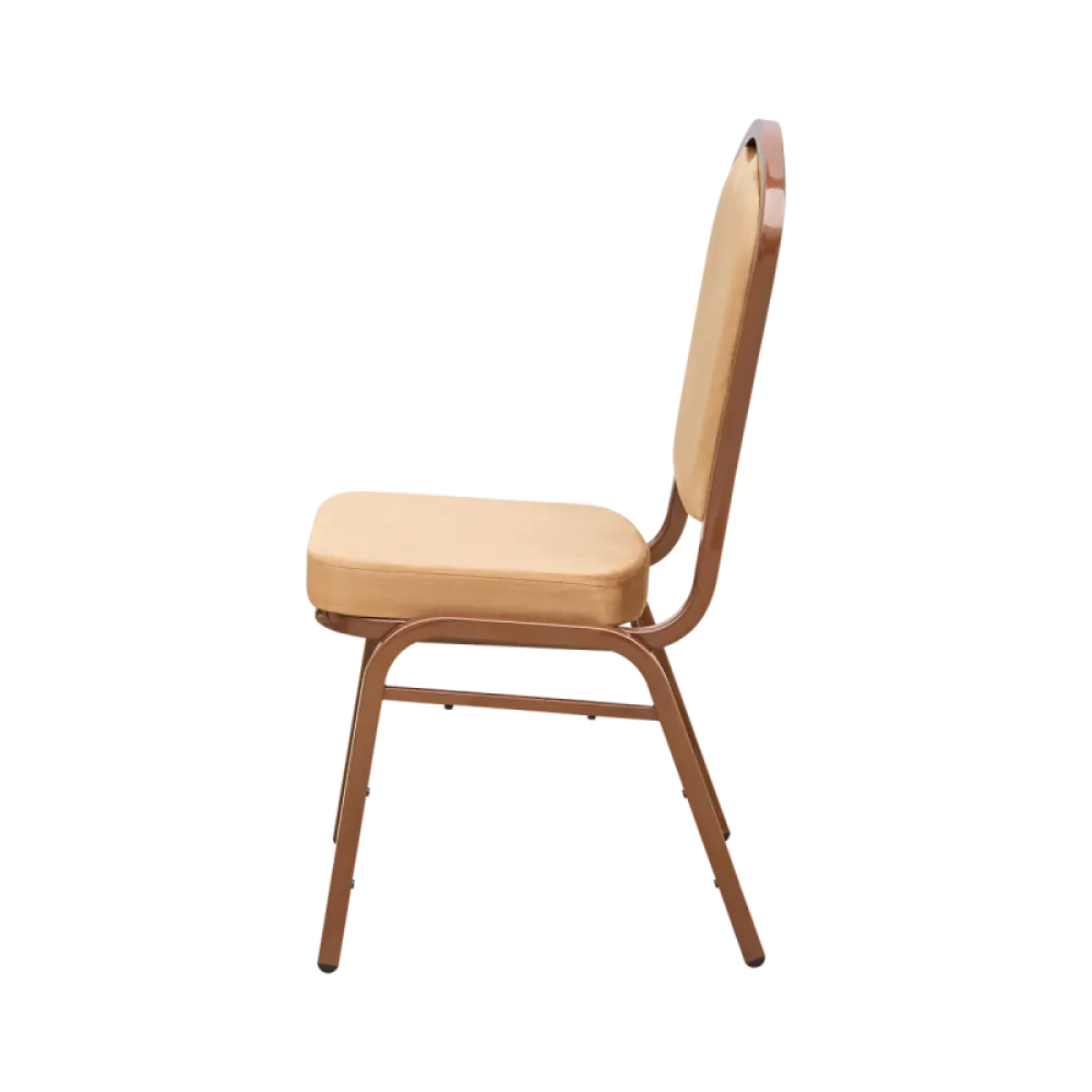 Banquet Chair MUSIC RUMBA in Light Brown & Brown