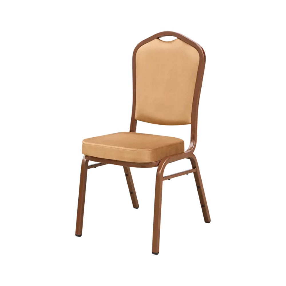Banquet Chair MUSIC RUMBA in Light Brown & Brown