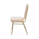 Banquet Chair ES 314 in Beige and Champagne Gold