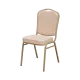 Banquet Chair ES 314 in Beige and Champagne Gold