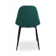 BELLA MILANO Green Velour Catering Chair
