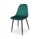 BELLA MILANO Green Velour Catering Chair