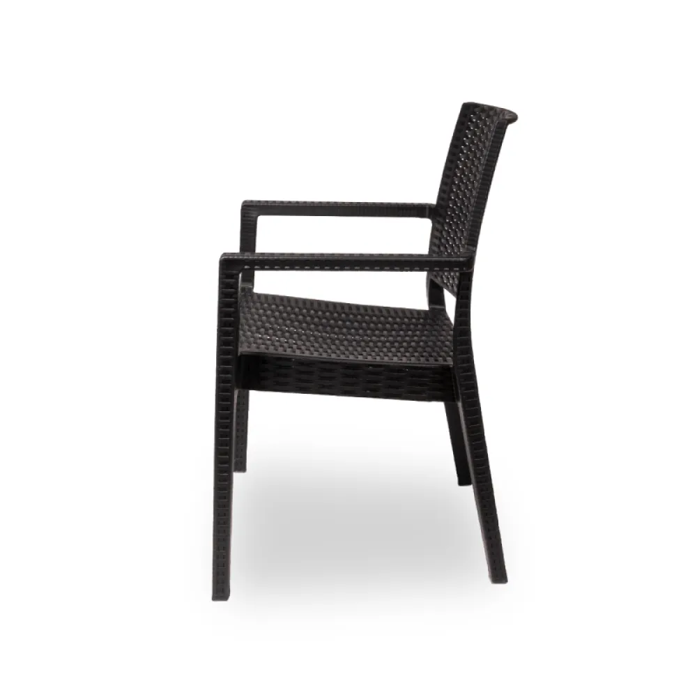 Chair MARIO 110 in Black for Professional Outdoor Use