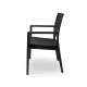 Chair MARIO 110 in Black for Professional Outdoor Use