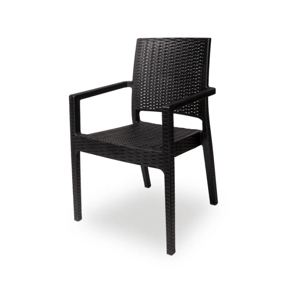 Chair MARIO 110 in Black for Professional Outdoor Use
