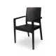 Chair MARIO 110 in Black for Professional Outdoor Use