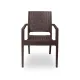 Chair MARIO 900 in Brown for Professional Outdoor Use