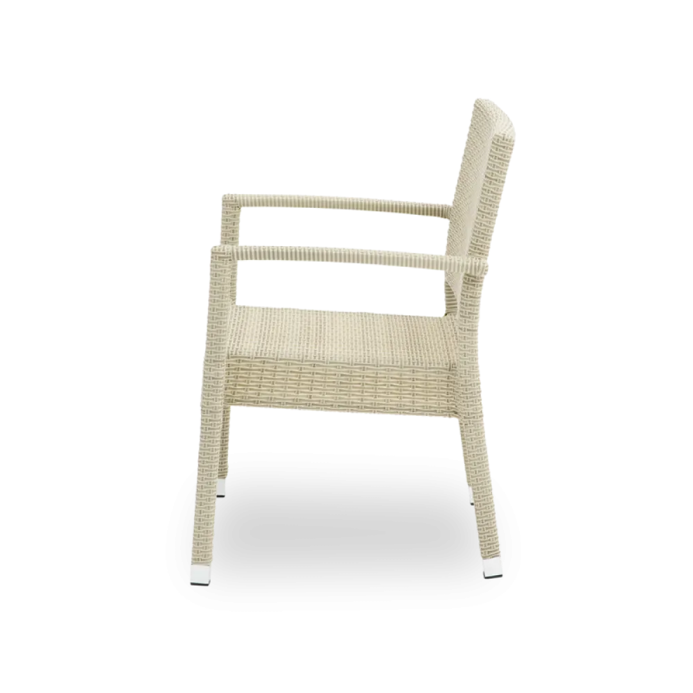 LEONARDO 0606 Beige Technorattan Chair