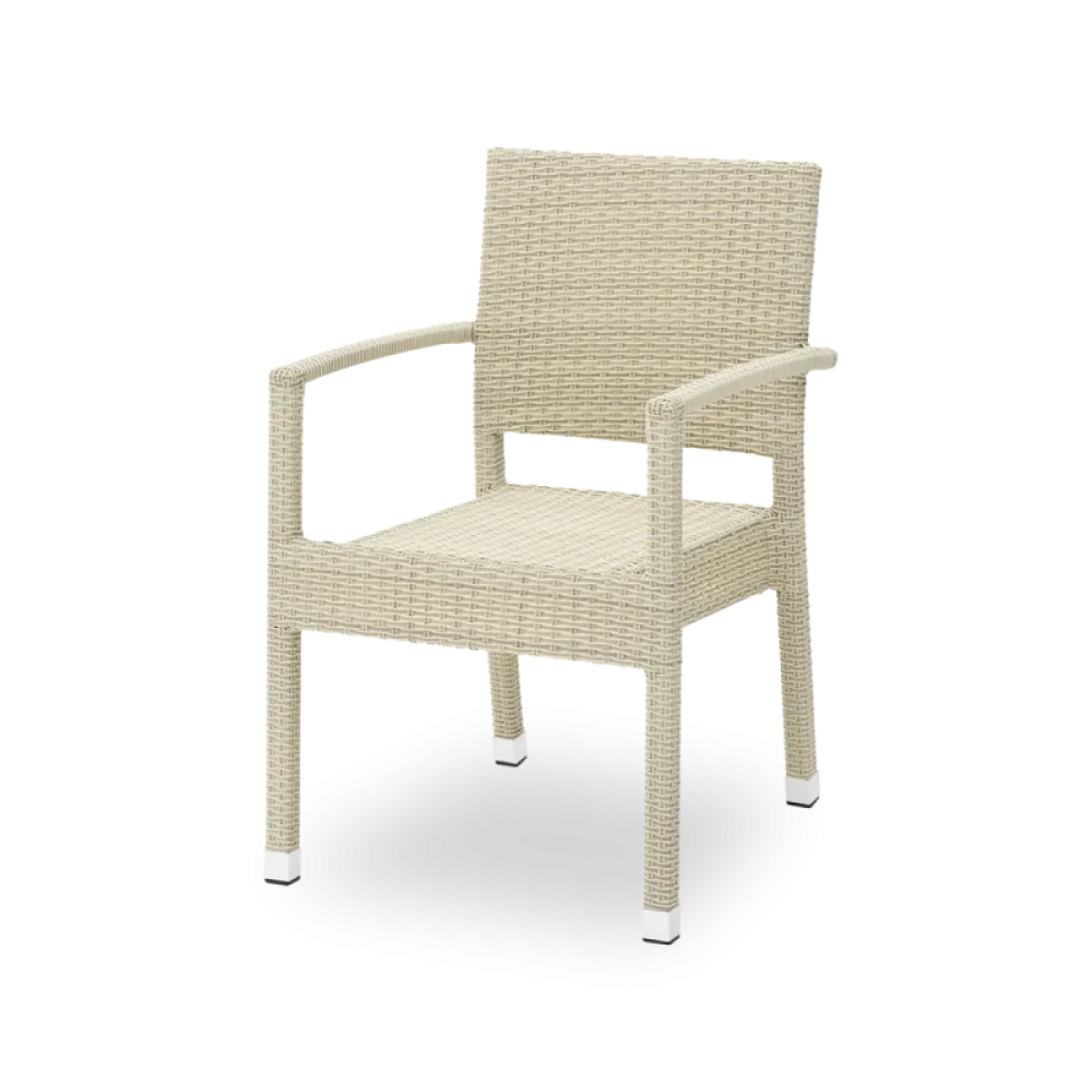 LEONARDO 0606 Beige Technorattan Chair