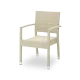 LEONARDO 0606 Beige Technorattan Chair