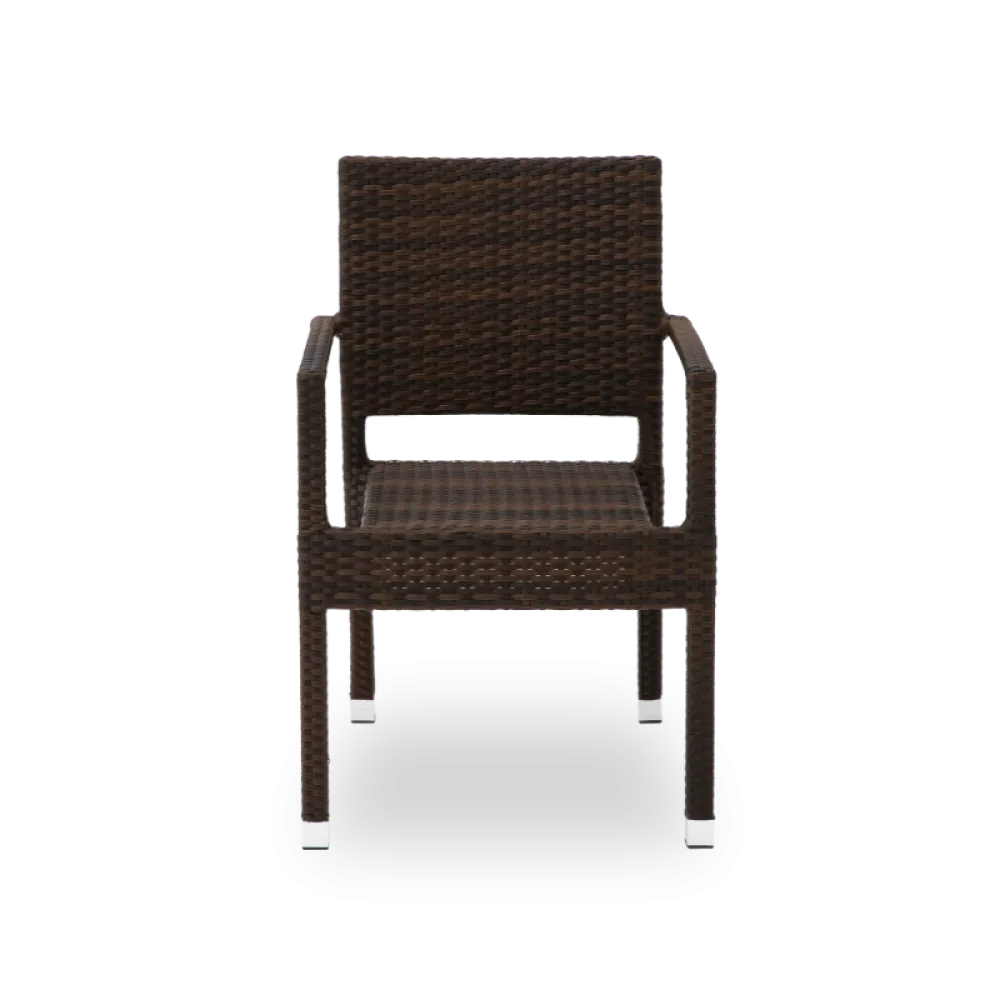 LEONARDO 0707 Brown Stackable Chair