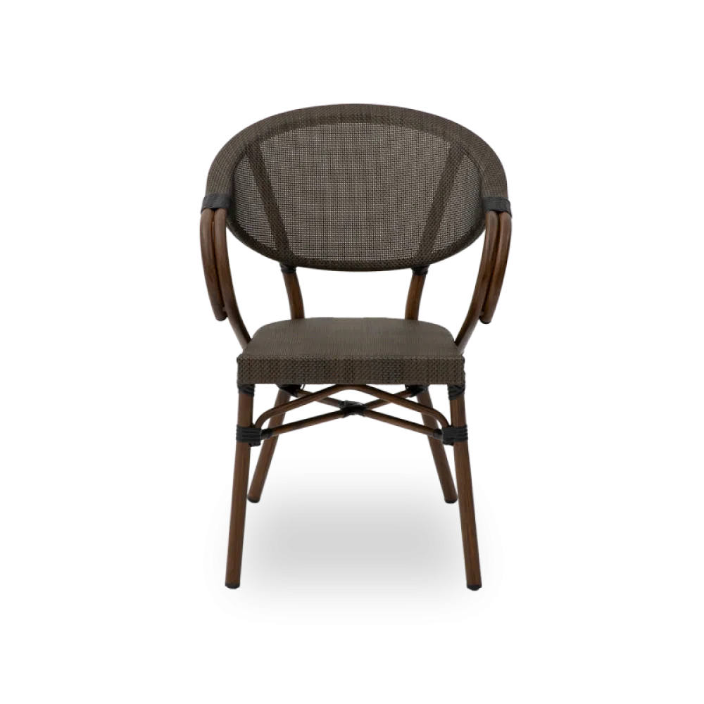 Camillo 7001 Technorattan Chair in Brown