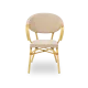 Camillo 0377 Technorattan Stacking Chair in Beige