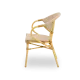 Camillo 0377 Technorattan Stacking Chair in Beige