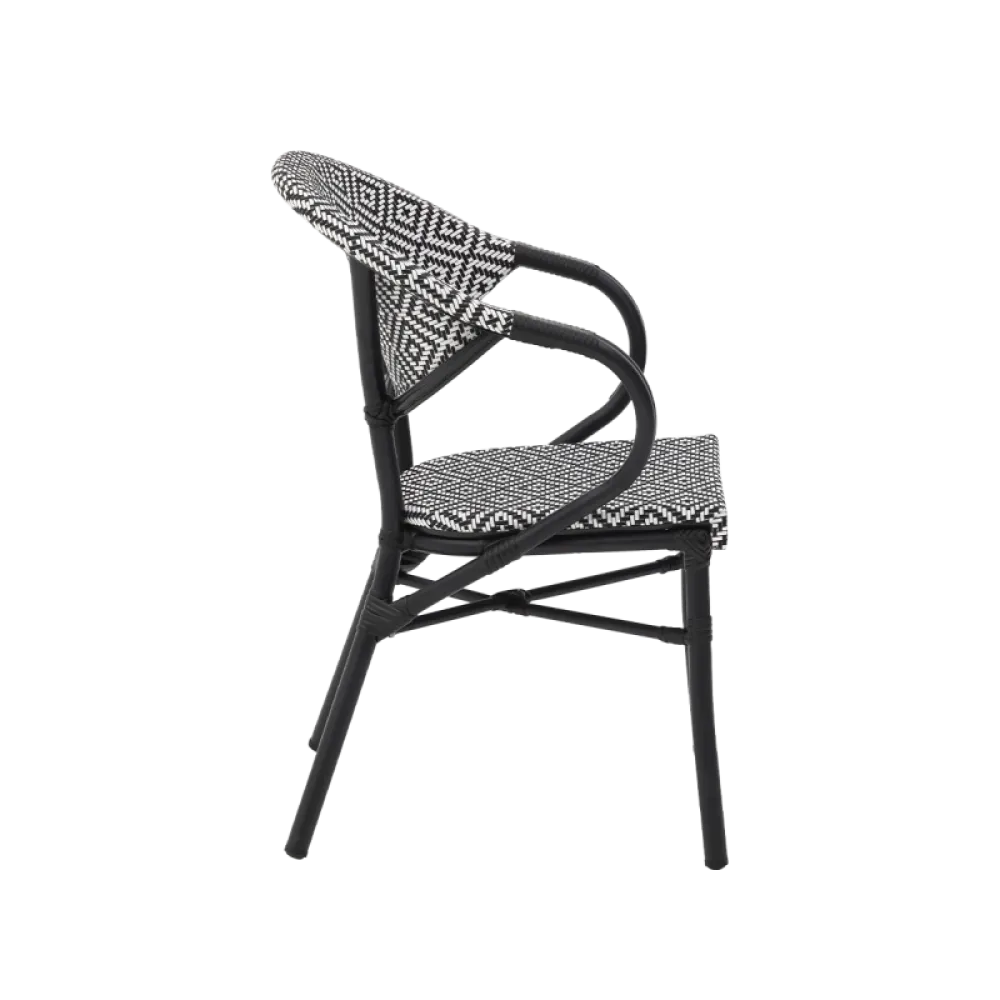 Camillo 0179 Technorattan Stacking Chair