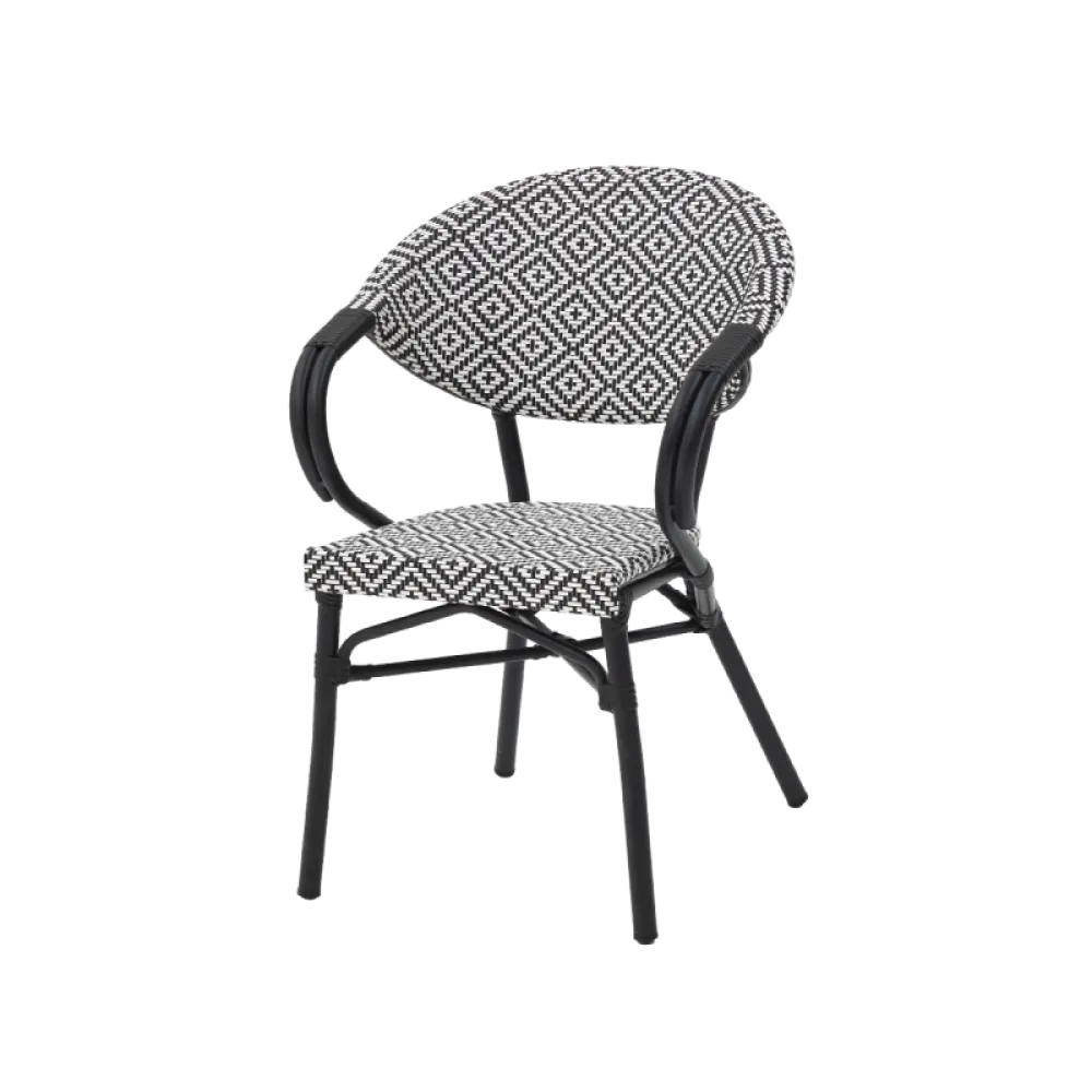 Camillo 0179 Technorattan Stacking Chair