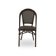 MATTEO 7001 Technorattan Stacking Chair in Brown