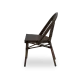 MATTEO 7001 Technorattan Stacking Chair in Brown