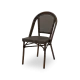 MATTEO 7001 Technorattan Stacking Chair in Brown