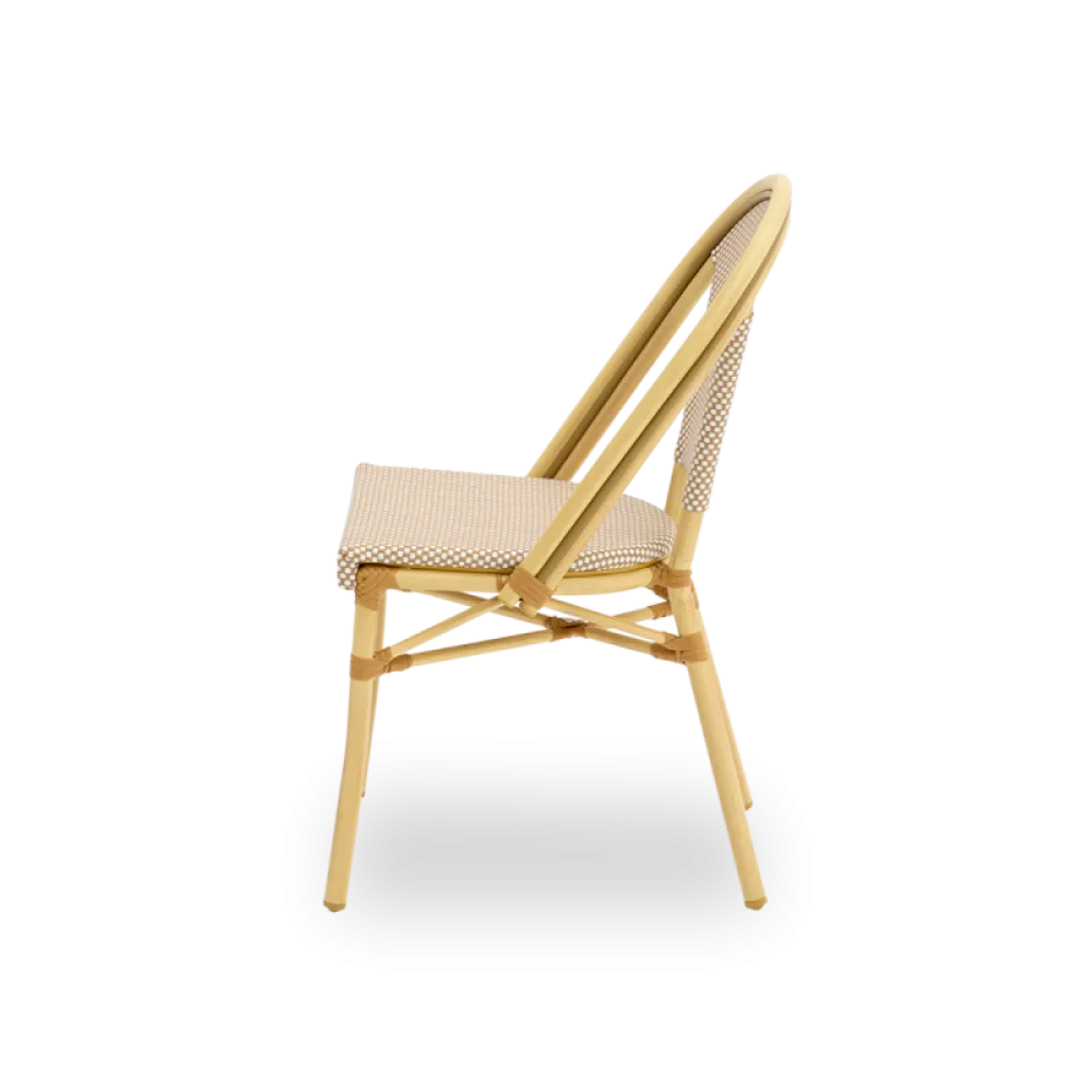 MATTEO 0377 Technorattan Chair in Beige