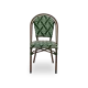 MATTEO 7040 Technorattan Chair in Green & White