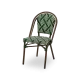 MATTEO 7040 Technorattan Chair in Green & White