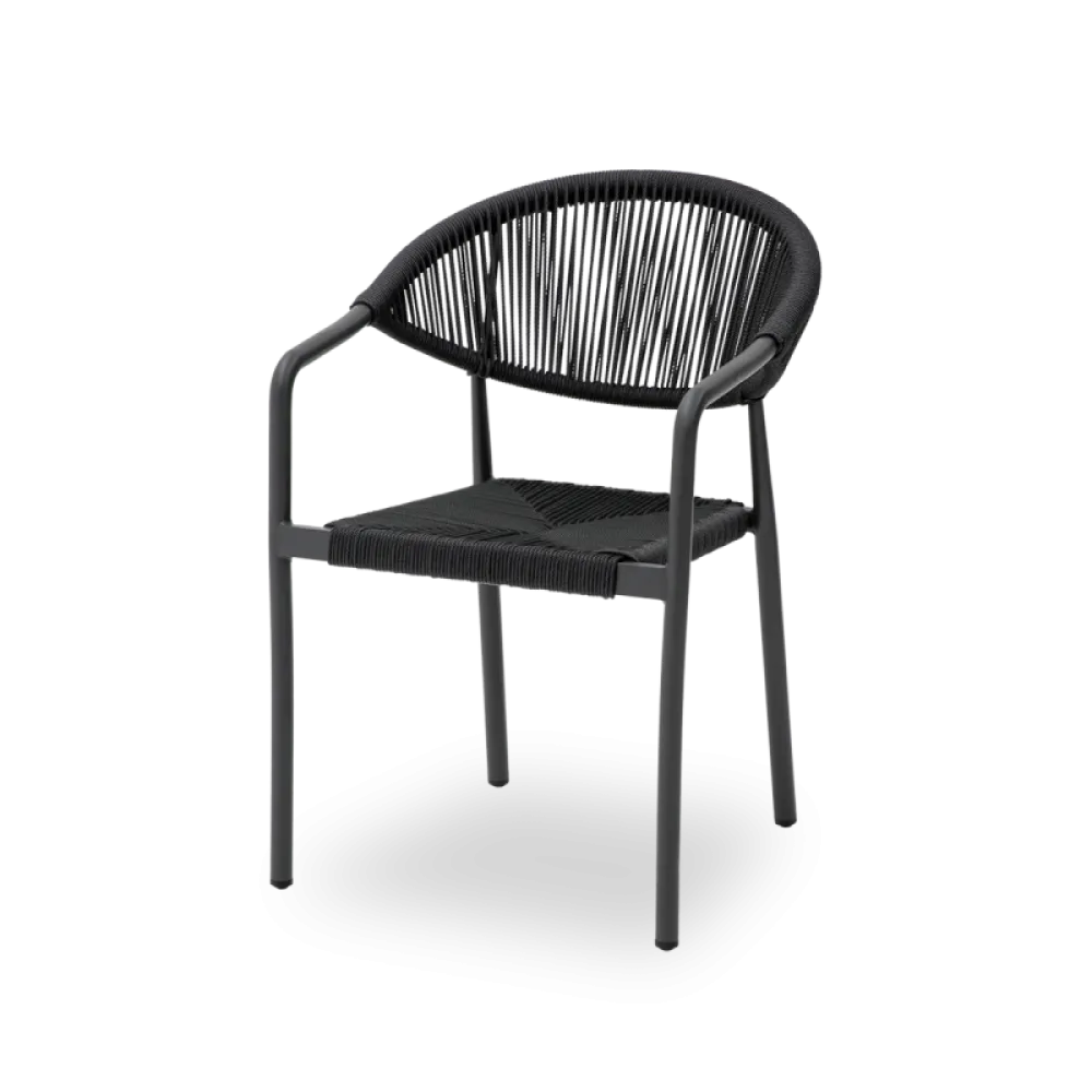 Cesare 1616 Technorattan Stacking Chair