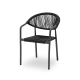 Cesare 1616 Technorattan Stacking Chair