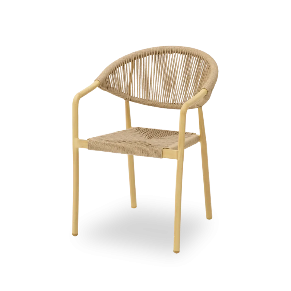Cesare 1616 Technorattan Stacking Chair
