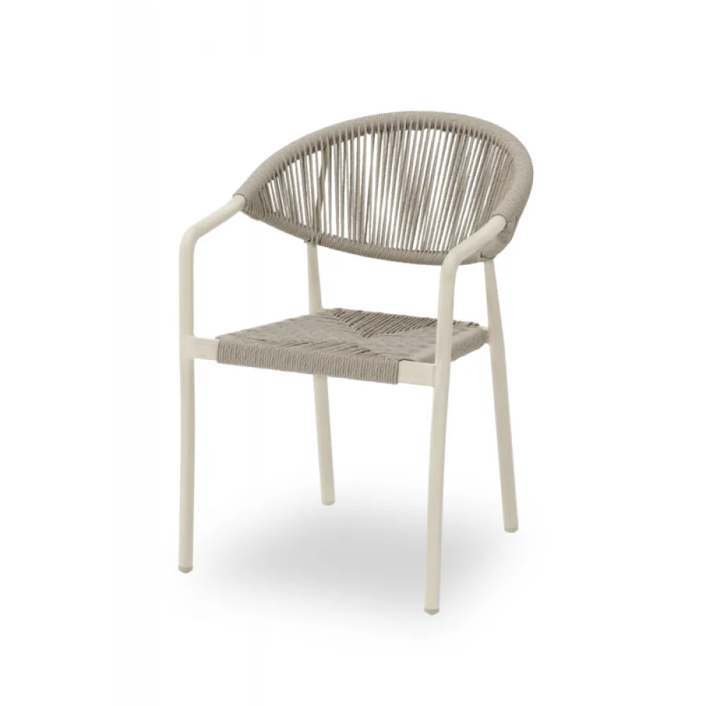 Cesare 1616 Technorattan Stacking Chair