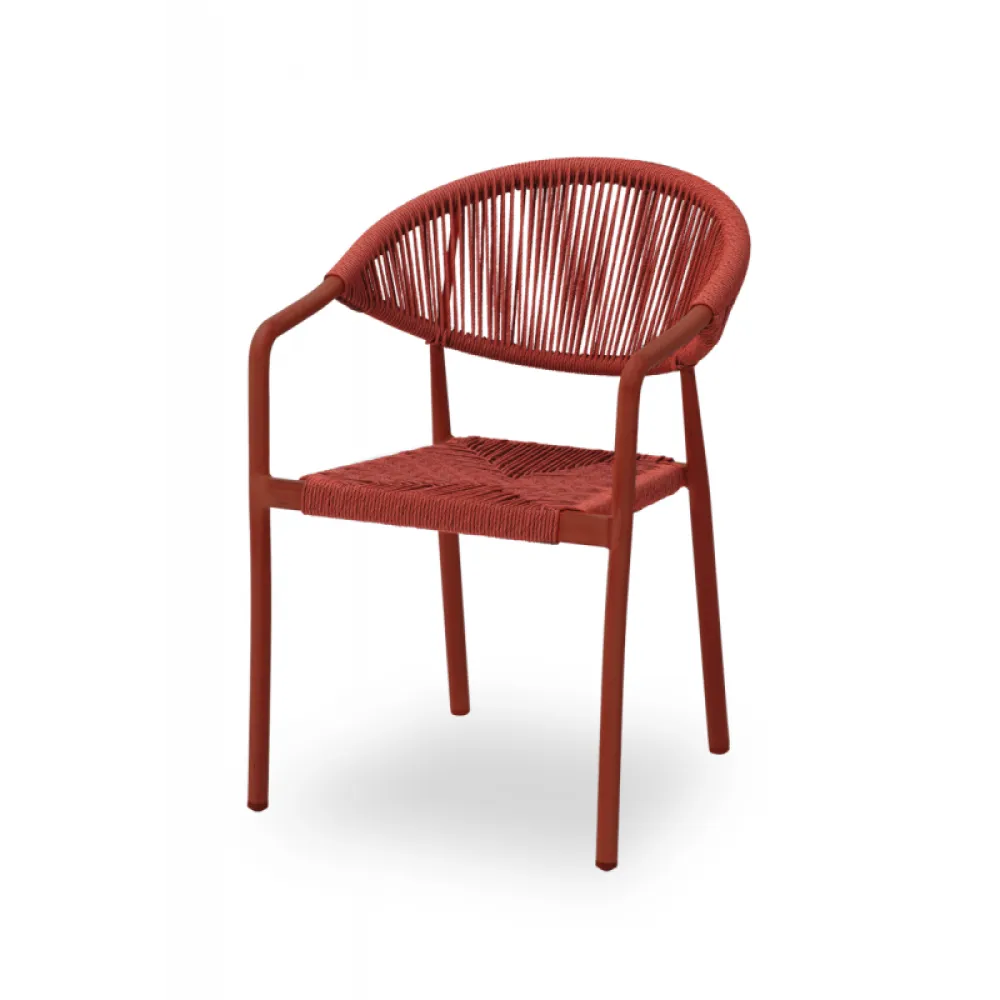 Cesare 1616 Technorattan Stacking Chair