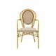 RICCARDO ARM 0377 Technorattan Café Chair