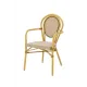 RICCARDO ARM 0377 Technorattan Café Chair