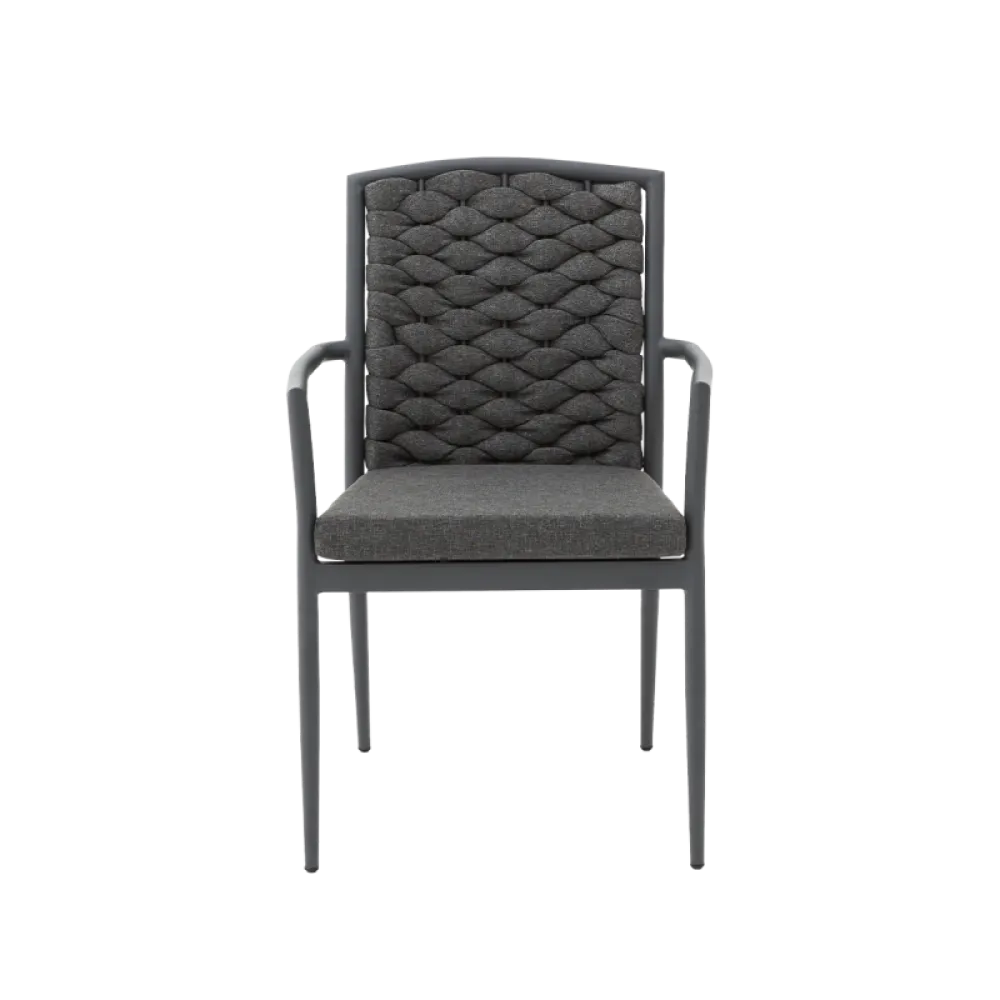 INTRECCIO 1616 Black Stacking Chair