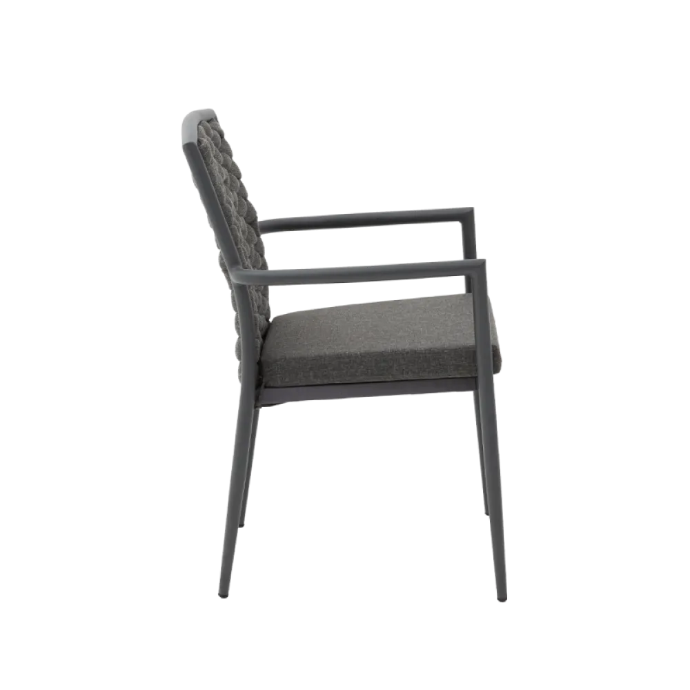INTRECCIO 1616 Black Stacking Chair