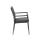INTRECCIO 1616 Black Stacking Chair