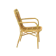 BAMBOO Technorattan Stacking Chair in Beige