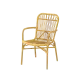 BAMBOO Technorattan Stacking Chair in Beige