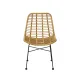 Chair CUBA in Beige Technorattan