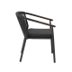 MODERNO Technorattan Stacking Chair with Cushion