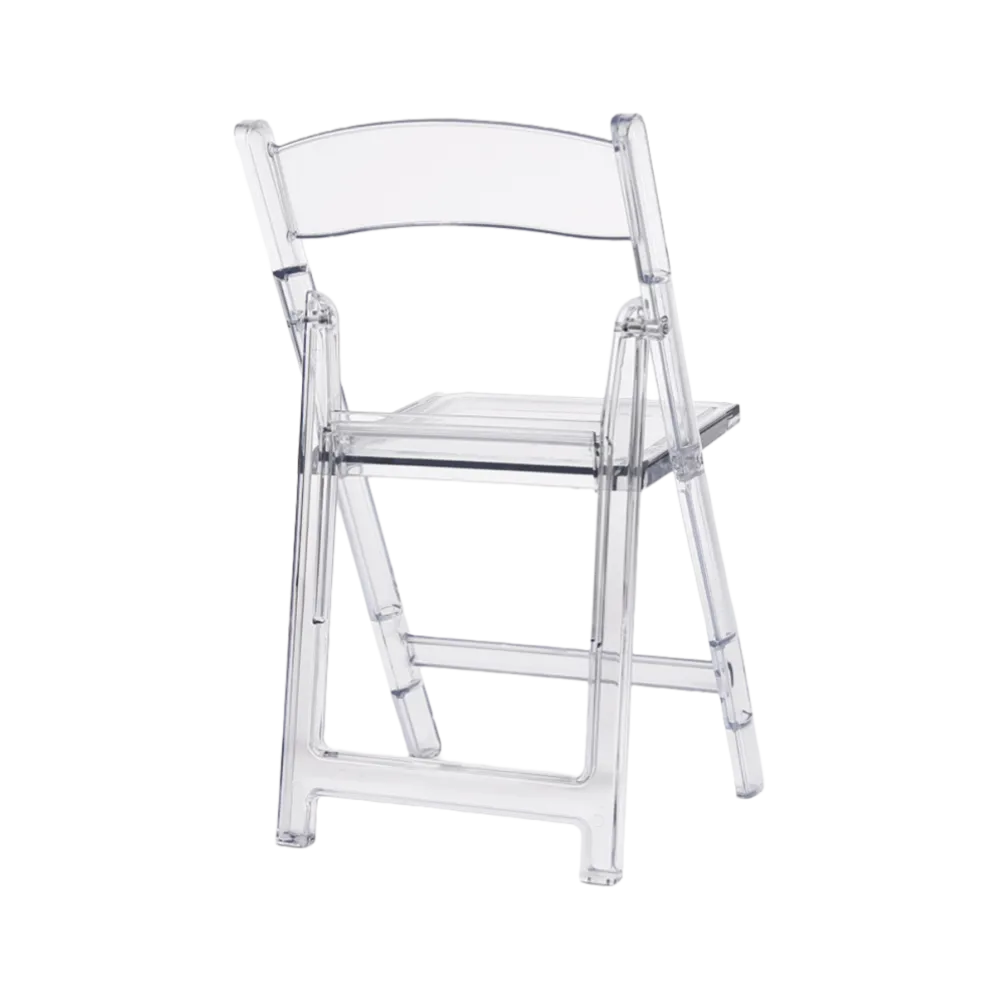 Folding Chair EVENT 000 in Transparent Polypropylene