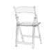 Folding Chair EVENT 000 in Transparent Polypropylene