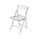 Folding Chair EVENT 000 in Transparent Polypropylene