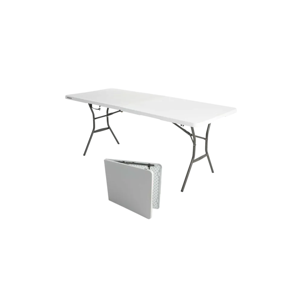 Folding Table 183x76 cm - Fold in Half