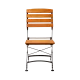 LARA Folding Stackable Wood & Steel Chair