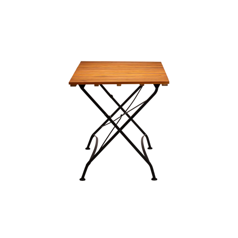 LARA 120x70 cm Folding Acacia Wood Table